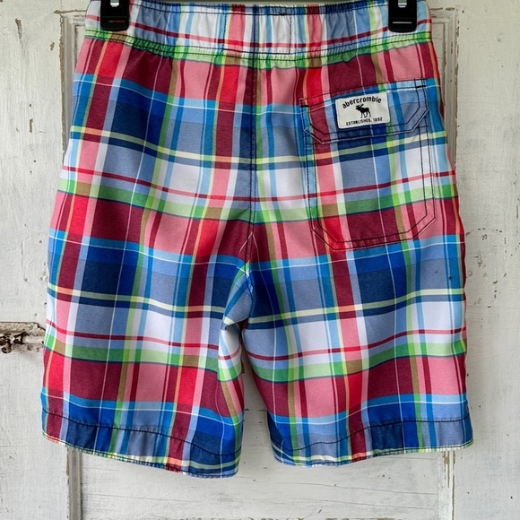 ABERCROMBIE, SET/2, BOYS SWIM TRUNKS. NAVY BLUE, SWIM TRUNKS, WITHOUT MESH LINER - Picture 9 of 14